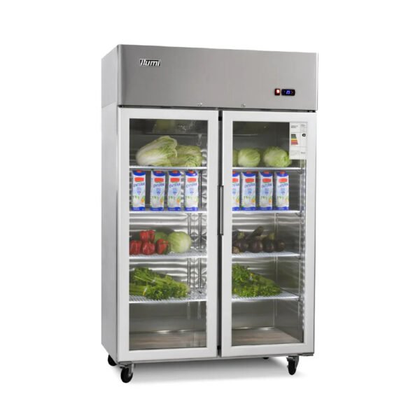 Armario Frigorífico Conservador 2 ptas de vidrio de 1000 lts GD-11002RE