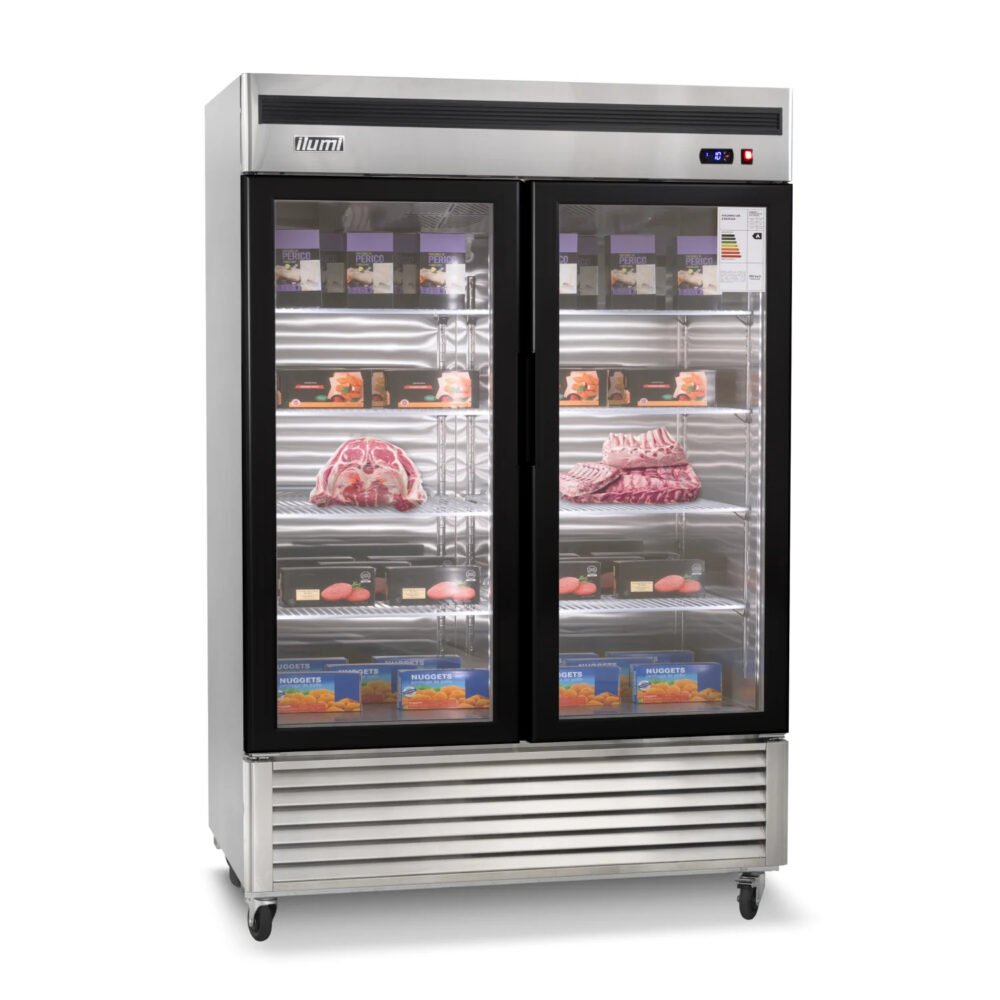 Armario Frigorífico Conservador 2 ptas de vidrio 1400 Lts GD-14002RE