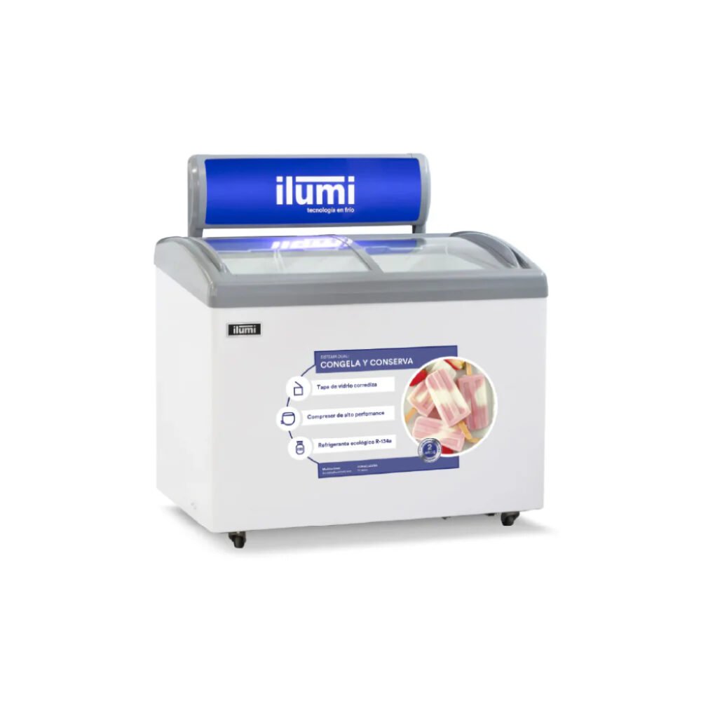 Congeladora Tapa de vidrio de 460lts TF-4600
