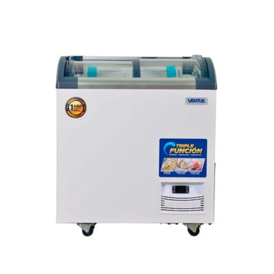 Congeladora Ventus Tapa de Vidrio Curvo CTV-220Q PRO