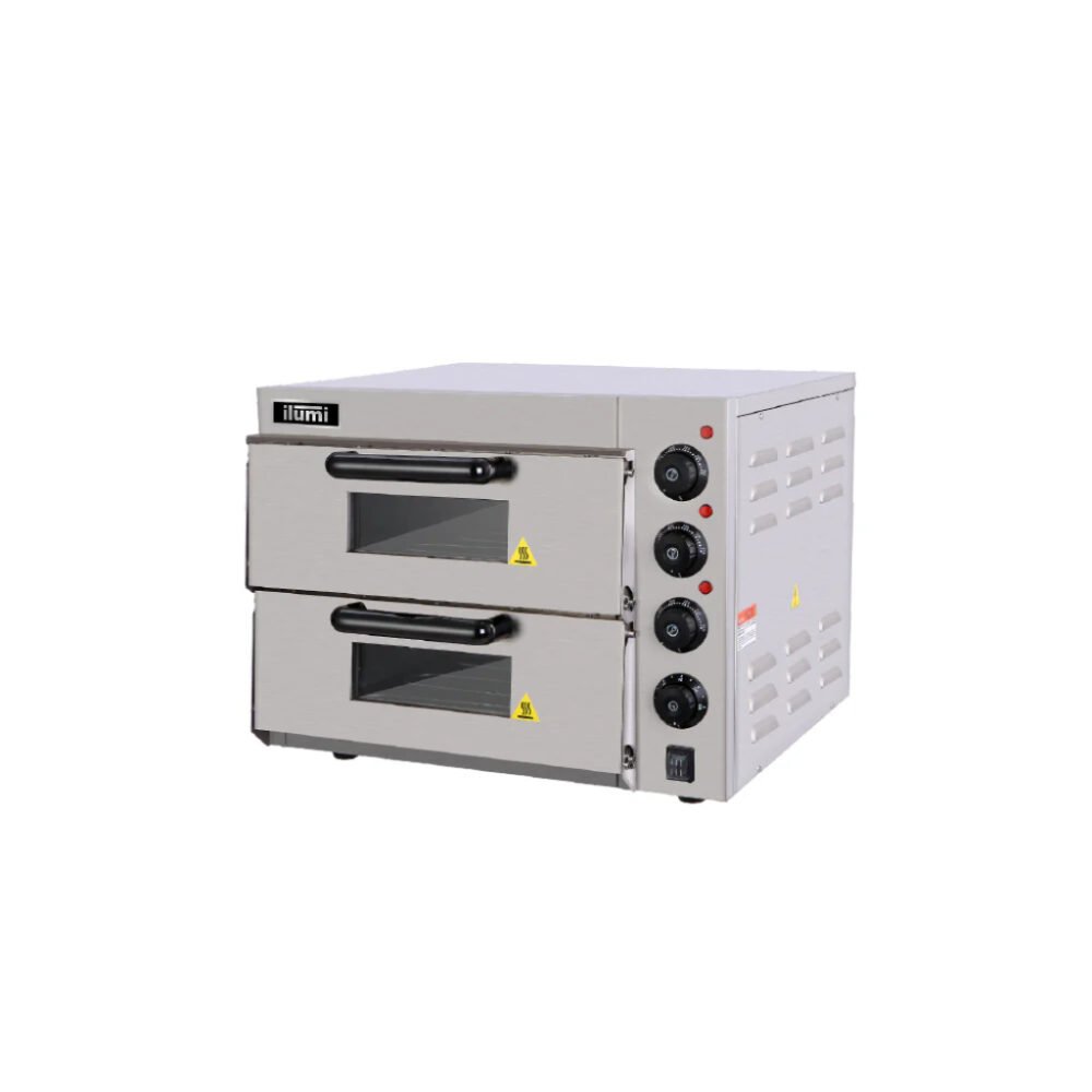 Horno Pizzero Eléctrico 30 cms de 2 compartimientos