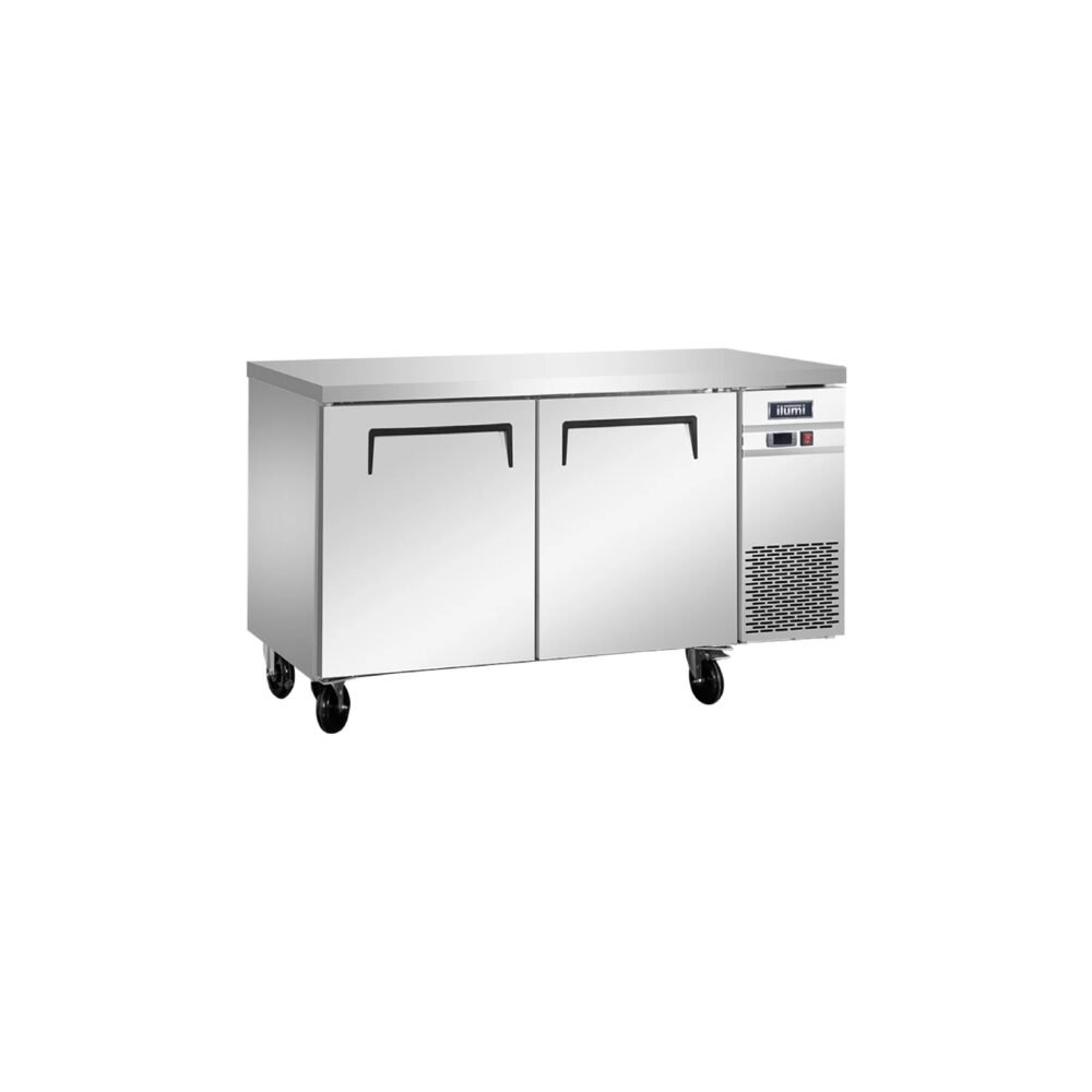 Mesa Congeladora de 320 Lts con 2 ptas sólidas MG-2SDFC-S