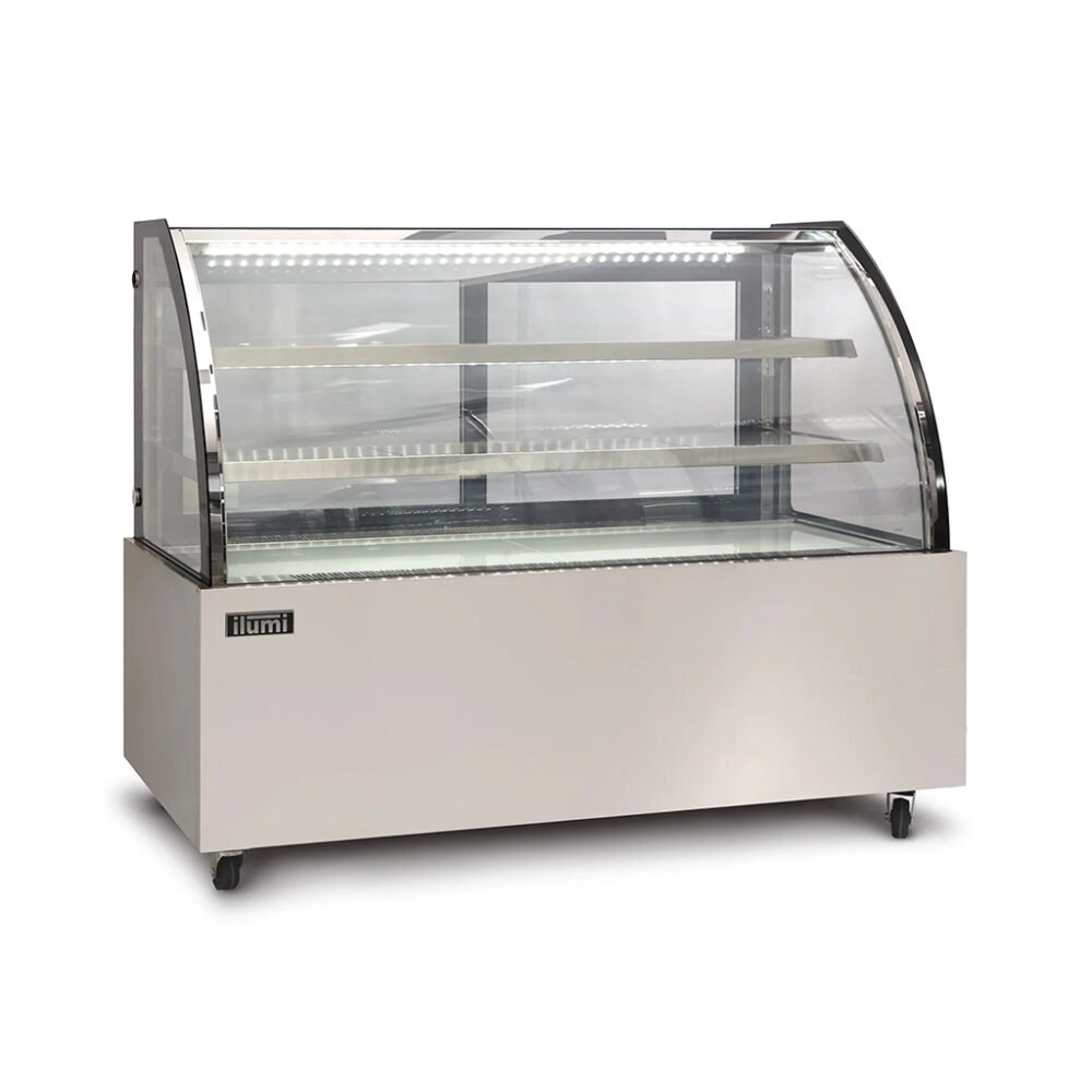 Vitrina refrigerada de vidrio curvo VRD-1500AI