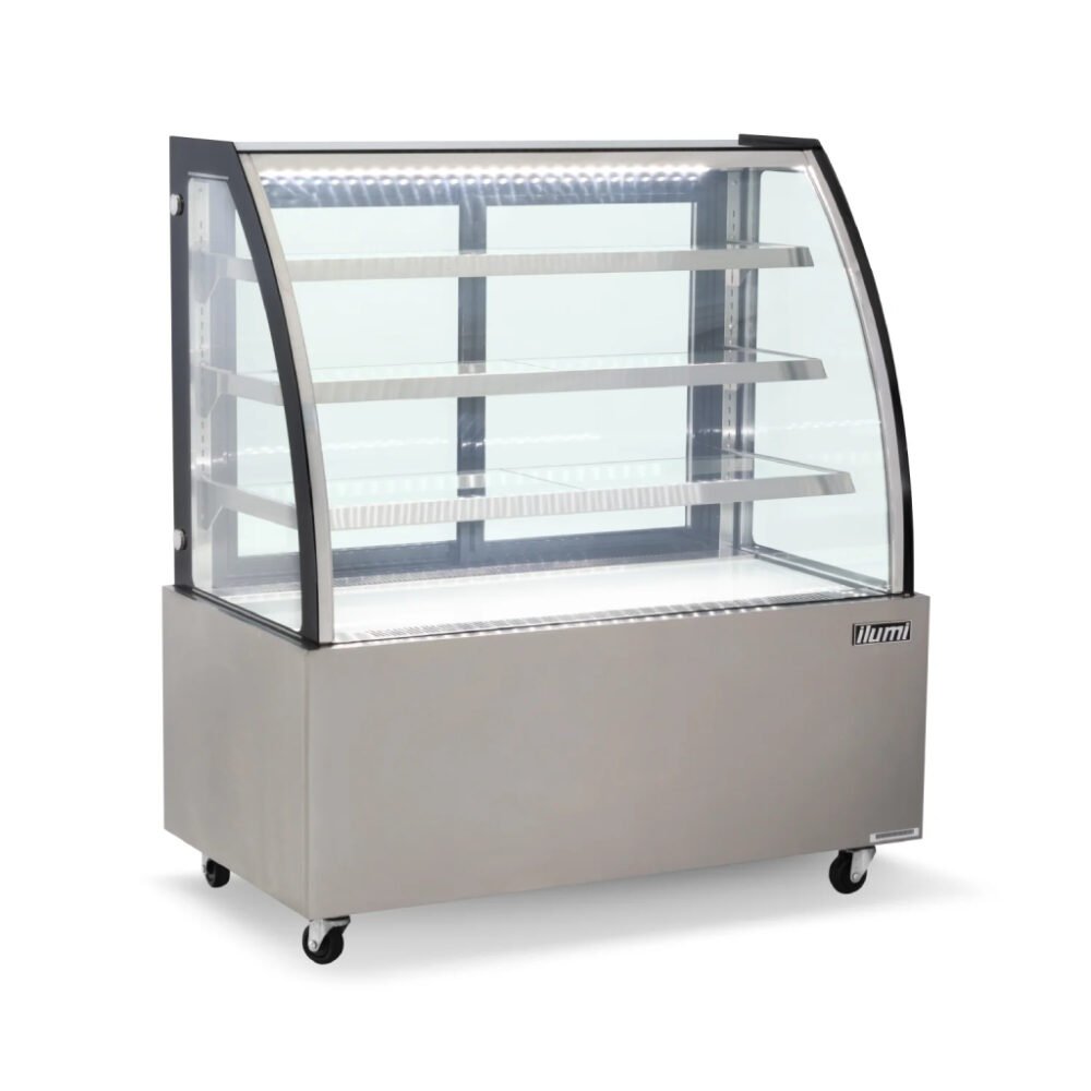 Vitrina refrigerada vidrio curvo VRDH-1250AI